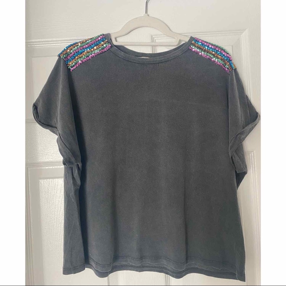 Zara Sequin Tee
